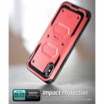 i-Blason Apple iPhone XS / X Armorbox Kickstand Bumper Klf-Pink