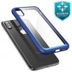 i-Blason Apple iPhone X Halo Serisi Klf-Navy  