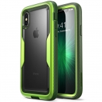 i-Blason Apple iPhone X Magma Serisi Bumper Klf-Metallic Green