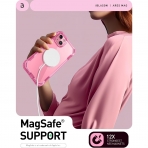i-Blason Ares Serisi Apple iPhone 15 Klf-Pink