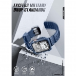 i-Blason Armorbox Apple Watch 9 Ekran Koruyucu (45mm)(2 Adet)-Dark Blue