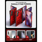 i-Blason Samsung Galaxy Z Fold 7 Armorbox Klf-Red