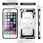 i-Blason iPhone 6 Plus Heavy Duty Klf (Ekran Koruyucu Dahildir)-White