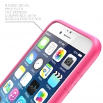 i-Blason iPhone 6 / 6S Halo Serisi Hybrid Bumper effaf Klf-Pink