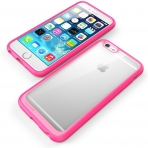 i-Blason iPhone 6 / 6S Halo Serisi Hybrid Bumper effaf Klf-Pink