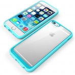 i-Blason iPhone 6 / 6S Halo Serisi Hybrid Bumper effaf Klf-Blue