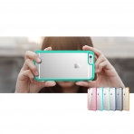 i-Blason iPhone 6 Plus Halo Serisi Hybrid Bumper effaf Klf-Green