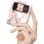 i-Blason Cosmo Serisi Galaxy Z Flip 3 Klf-Marble