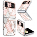 i-Blason Cosmo Serisi Galaxy Z Flip 4 5G Klf-Marble