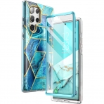 i-Blason Cosmo Serisi Samsung Galaxy S22 Ultra Klf-Ocean