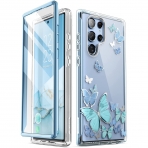 i-Blason Cosmo Serisi Samsung Galaxy S22 Ultra Kılıf-Butterfly