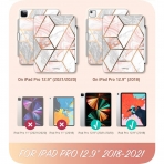 i-Blason Cosmo Serisi iPad Pro Klf (12.9 in)-Marble