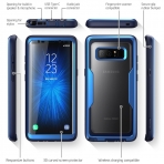 i-Blason Galaxy Note 8 Magma Serisi Bumper Klf-MetallicBlue