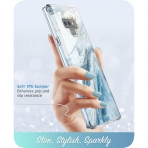 i-Blason Galaxy Note 9 Cosmo Glitter effaf Klf-Blue