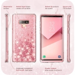 i-Blason Galaxy Note 9 Cosmo Glitter effaf Klf-Pink