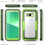 i-Blason Galaxy S8 Armorbox Full Body Bumper Klf-Green