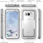 i-Blason Galaxy S8 Plus Armorbox Full Body Klf-White