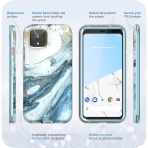 i-Blason Google Pixel 4 XL Cosmo Serisi Klf-Blue