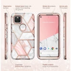 i-Blason Google Pixel 5 Cosmo Serisi Klf-Marble