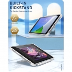 i-Blason Halo Serisi Apple iPad Kalem Blmeli Klf (10.2 in)-Flower Ocean