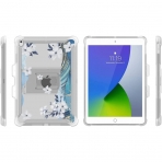 i-Blason Halo Serisi Apple iPad Kalem Blmeli Klf (10.2 in)-Flower Ocean