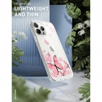 i-Blason Halo Serisi  iPhone 13 Pro Max Klf-Butterfly Pink