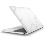i-Blason MacBook Air Mat Klf (13 in/2018)-White Marble