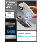i-Blason Manyetik Czdan Telefon Stand -Silver 
