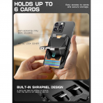 i-Blason Manyetik Czdan Telefon Stand -Coal Black 