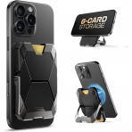 i-Blason Manyetik Czdan Telefon Stand -Black