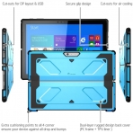 i-Blason Microsoft Surface Pro 4 Armorbox Kickstand Klf-Blue