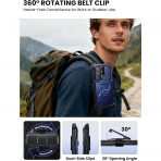 i-Blason Samsung Galaxy S26 Ultra Kemer Klipsli K�l�f-Cobalt Blue