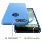 i-Blason iPhone 7 Plus Silikon Esnek Klf-Blue
