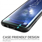 i-Blason Samsung Galaxy S8 Plus Temperli Cam Ekran Koruyucu (Siyah)