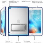 i-Blason iPad Halo Kickstand Klf (9.7 in)-Navy