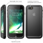 i-Blason iPhone 7/8 Aegis Su Geirmez Klf-Black