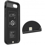 i-Blason iPhone 8 Bataryal Klf (3000 mAh)-Black