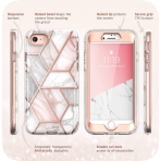 i-Blason iPhone SE Cosmo Serisi Klf (2. Nesil)-Marble