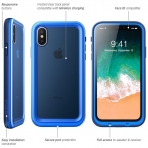 i-Blason iPhone X Aegis Su Geirmez Klf-Frost-Blue