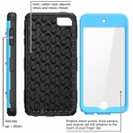 i-Blason iPod Touch Armorbox Klf (5. ve 6.Nesil)-Blue