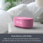 i-Box Dawn Radio Alarm ve Kablosuz arj Cihaz-Pink