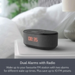 i-Box Dawn Radio Alarm ve Kablosuz arj Cihaz-Black