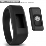 iBREK Garmin Vivofit JR Silikon Kay (Small)-Black