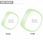 iBREK Garmin Vivofit JR Silikon Kay (Small)-Phosphorescent Green