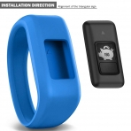 iBREK Garmin Vivofit JR Silikon Kay (Large)-Blue