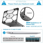 iBenzer MacBook Air Koruyucu Klf (13.3 in)(M1)-Clear