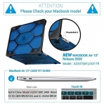 iBenzer MacBook Air Koruyucu Kılıf (13.3 inç)(M1)-Blue