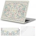 iCasso Desenli MacBook Air K�l�f� (13.6 �n�)-Boho Floral Pink