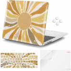 iCasso Liquid Retina MacBook Air Uyumlu Klf(13.6 in)-Glitter Sunshine 