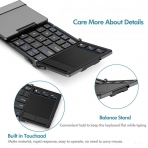 iClever Katlanabilir Touchpad Bluetooth Klavye